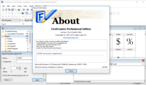 FontCreator Pro 14.0.0 Crack + Registration Code [New]