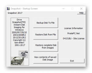 Drive SnapShot 1.52 Full Crack + License Key [2022]